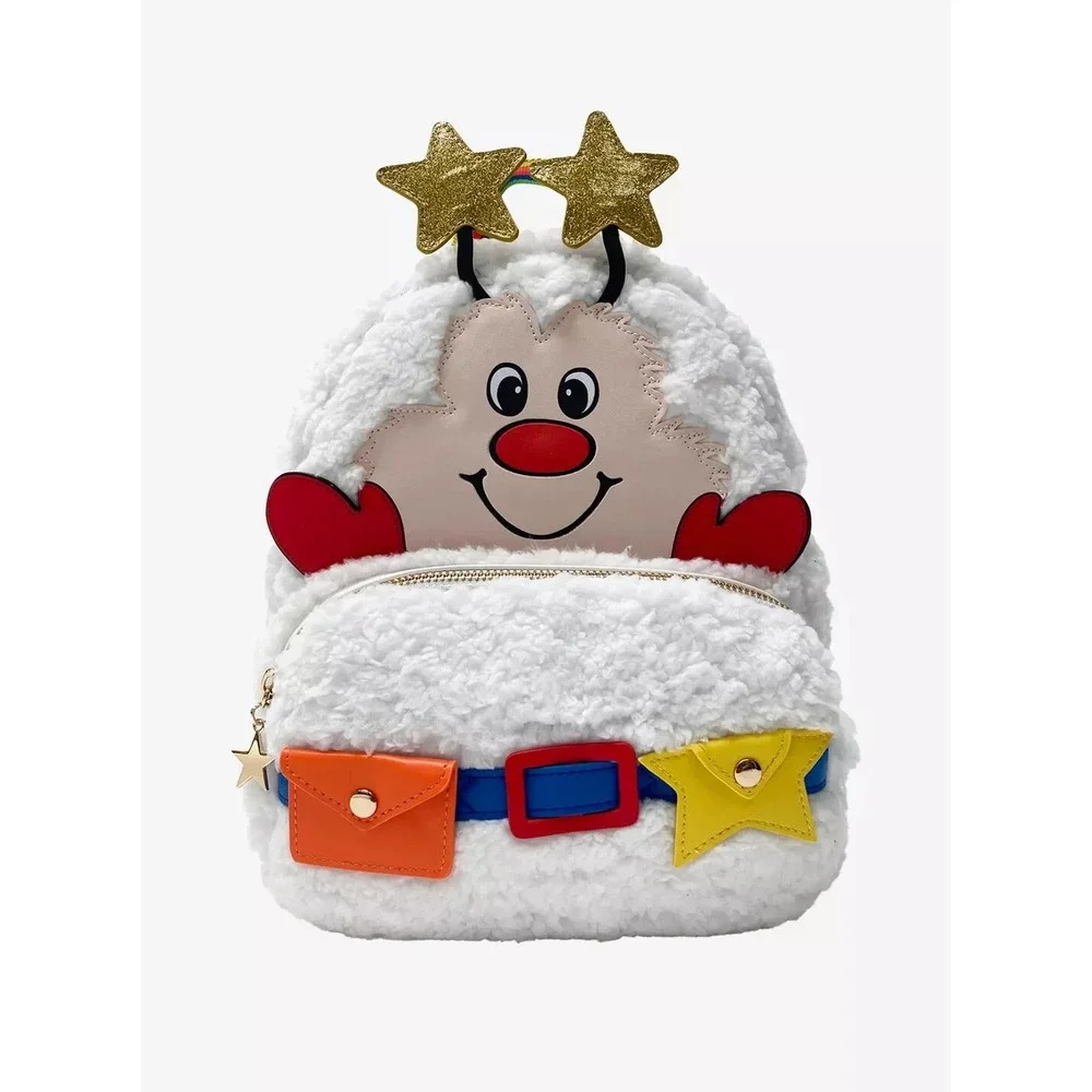 Rainbow Brite Twink Fuzzy Figural‎ Mini Backpack